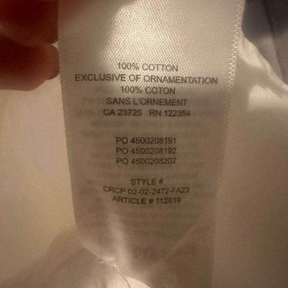 Sunday Best by Aritzia Poppy Poplin shit BNWT - Picture 6 of 7